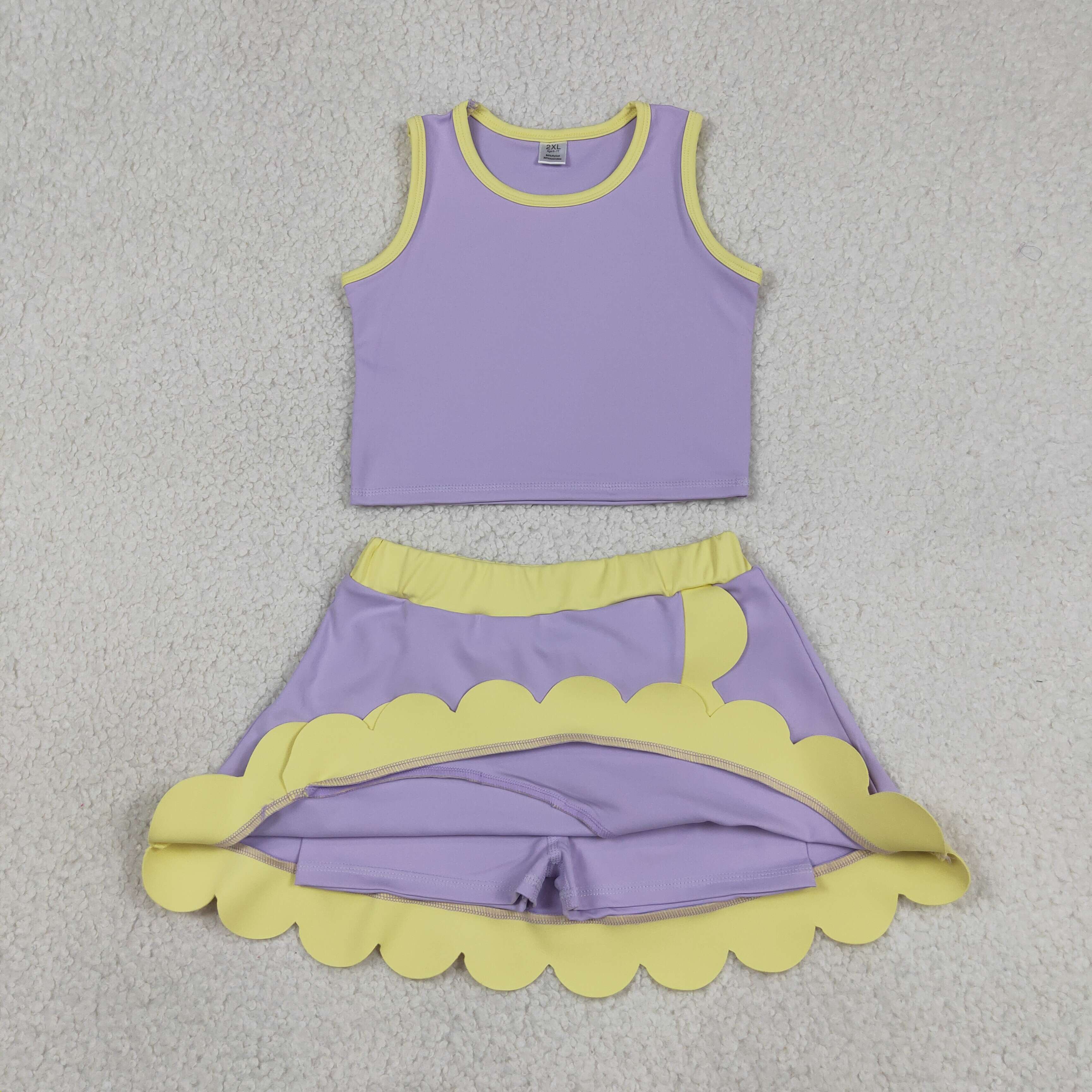Baby Clothing Yellow - Wholesale Baby Girl Yoga Active Clothing