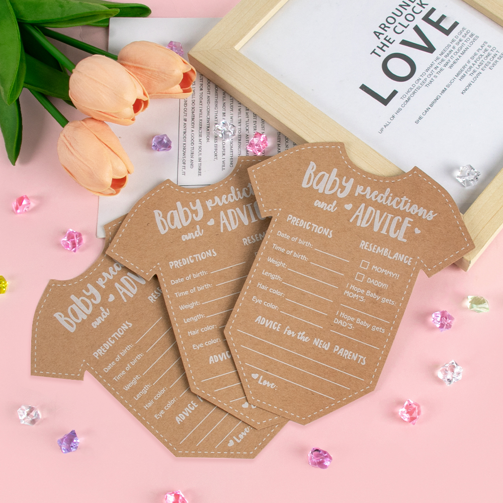 Baby Clothing Gender Neutral - 10/20pcs Baby Prediction Advice Kraft Paper