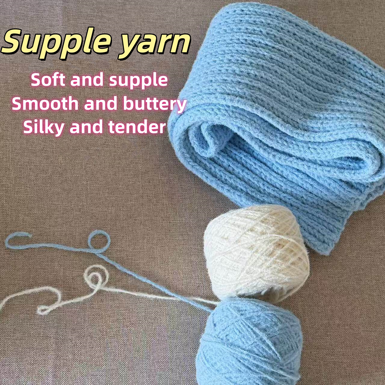 Baby Clothing Used - 200 Grams, Waxy Cotton Yarn, Medium-Thick