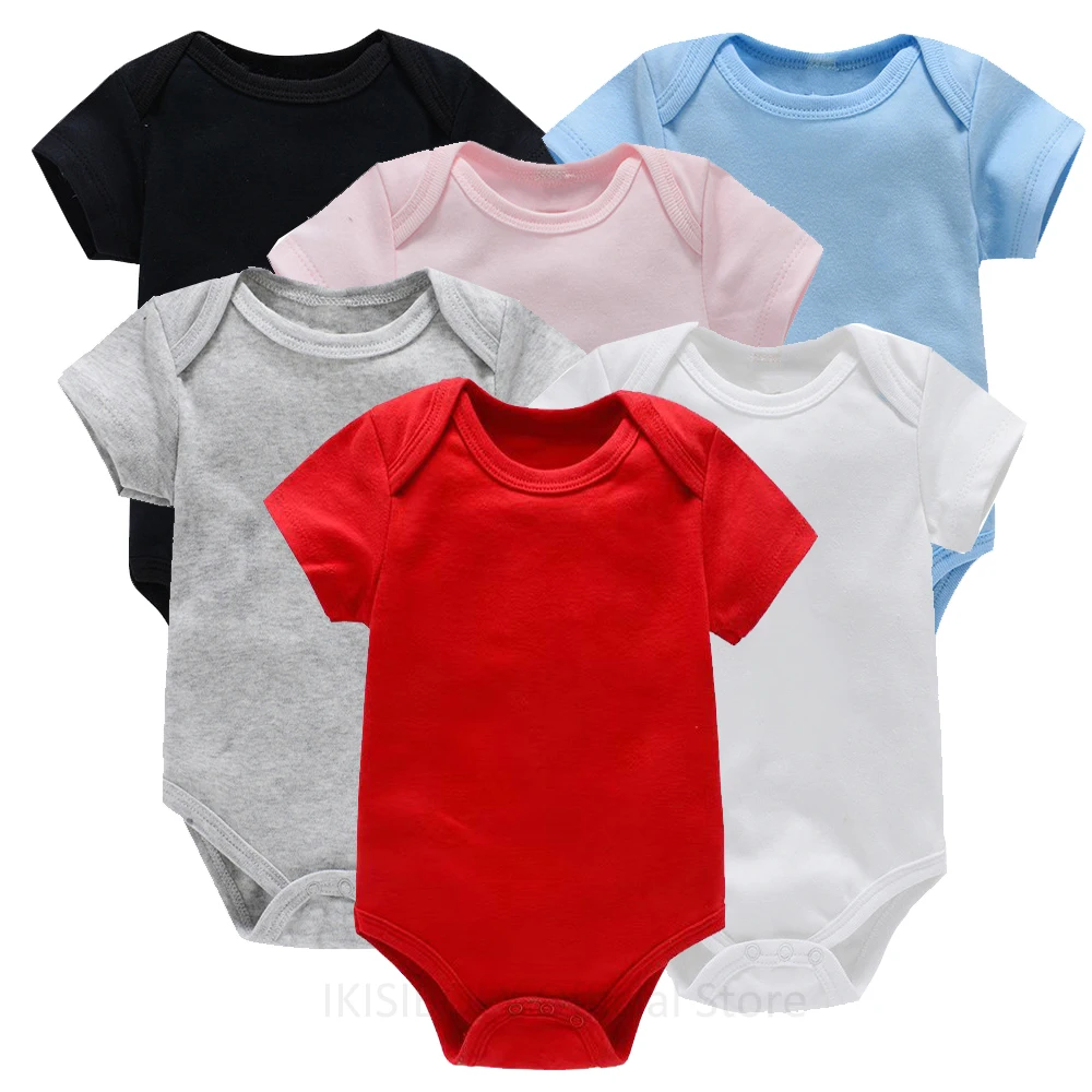 Baby Clothing Gender Neutral - Unisex Short Sleeve Rompers for Baby