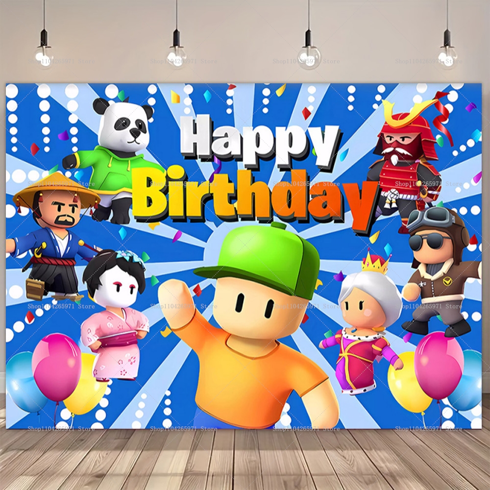 Baby Clothing Easter - Stumble Guys Theme Birthday Party Cartoon