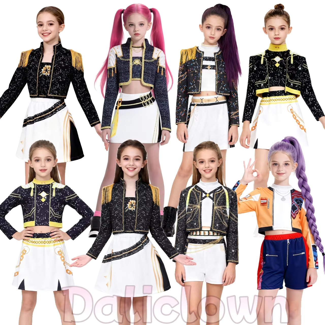 Baby Clothing Kit - Kid Girl Cosplay Costume Golden Singer