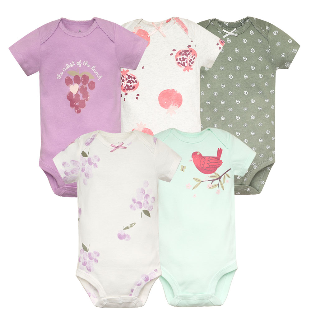5pcs/lot Baby Bodysuit Fashion - Baby Clothing Gender Neutral reseña y precio