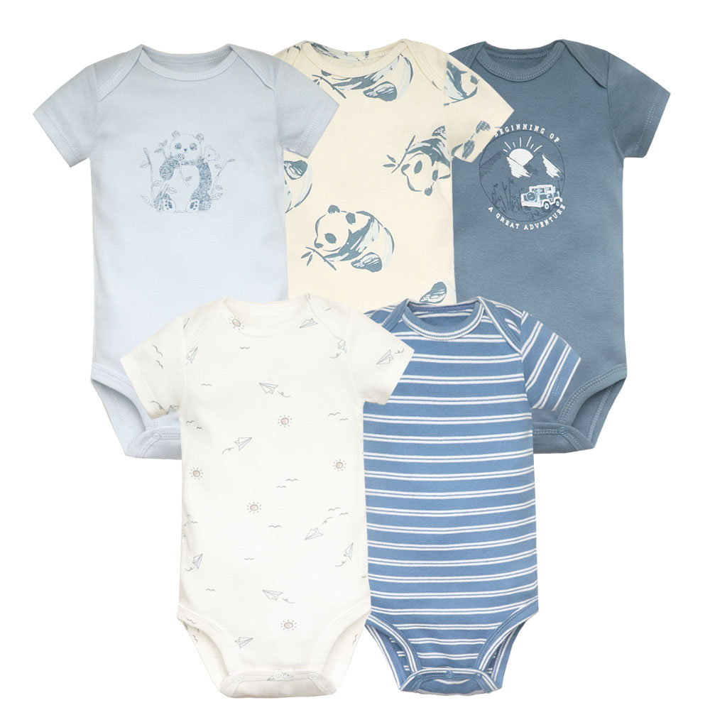 5pcs/lot Baby Bodysuit Fashion - Baby Clothing Gender Neutral reseña y precio