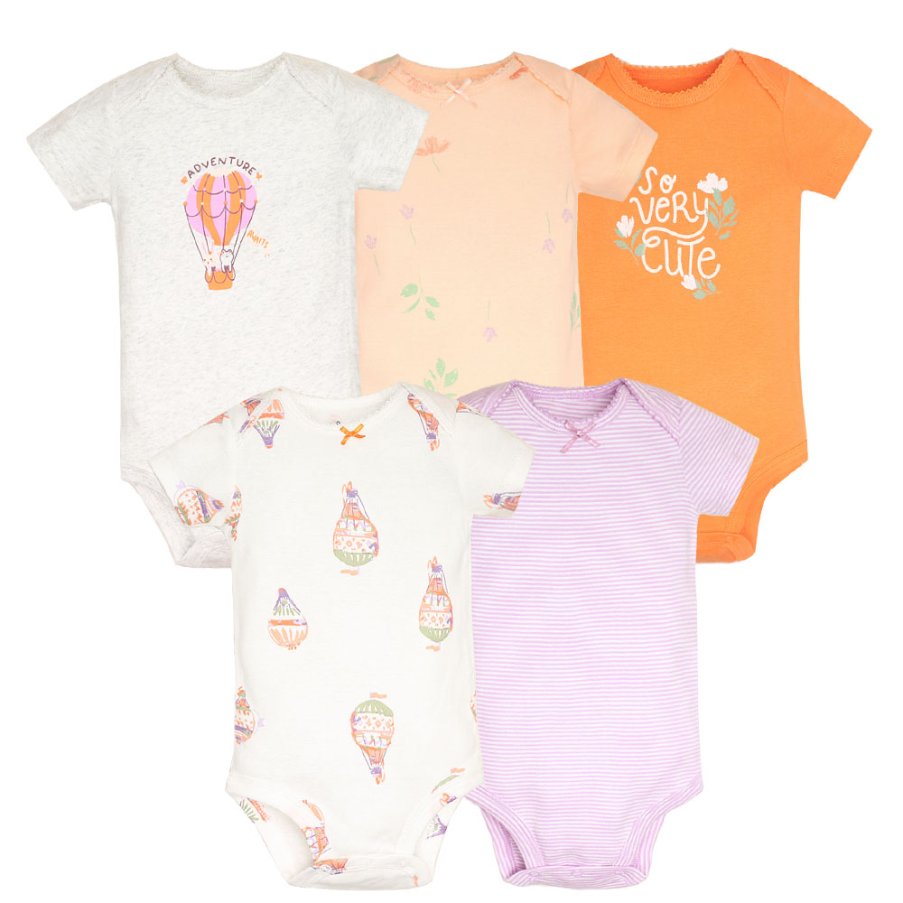 5pcs/lot Baby Bodysuit Fashion - Baby Clothing Gender Neutral reseña y precio