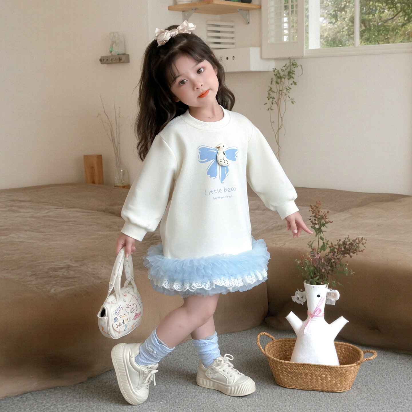 Girls Skirt 2025 Spring and Au - Baby Clothing Yarn reseña y precio