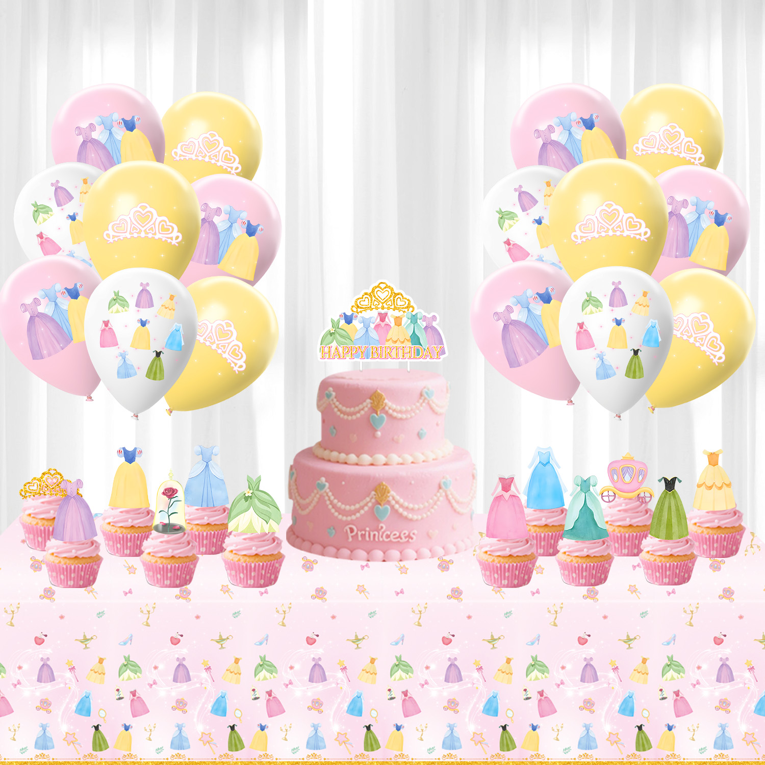 Princess Dress Girls Birthday  - Baby Clothing Easter reseña y precio