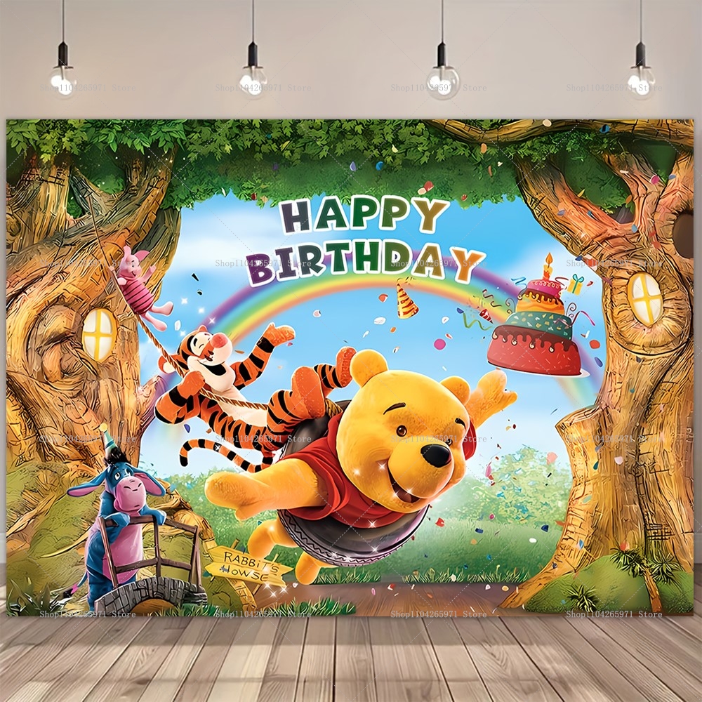 Disney Winnie the Pooh Backdro - Baby Clothing Easter reseña y precio
