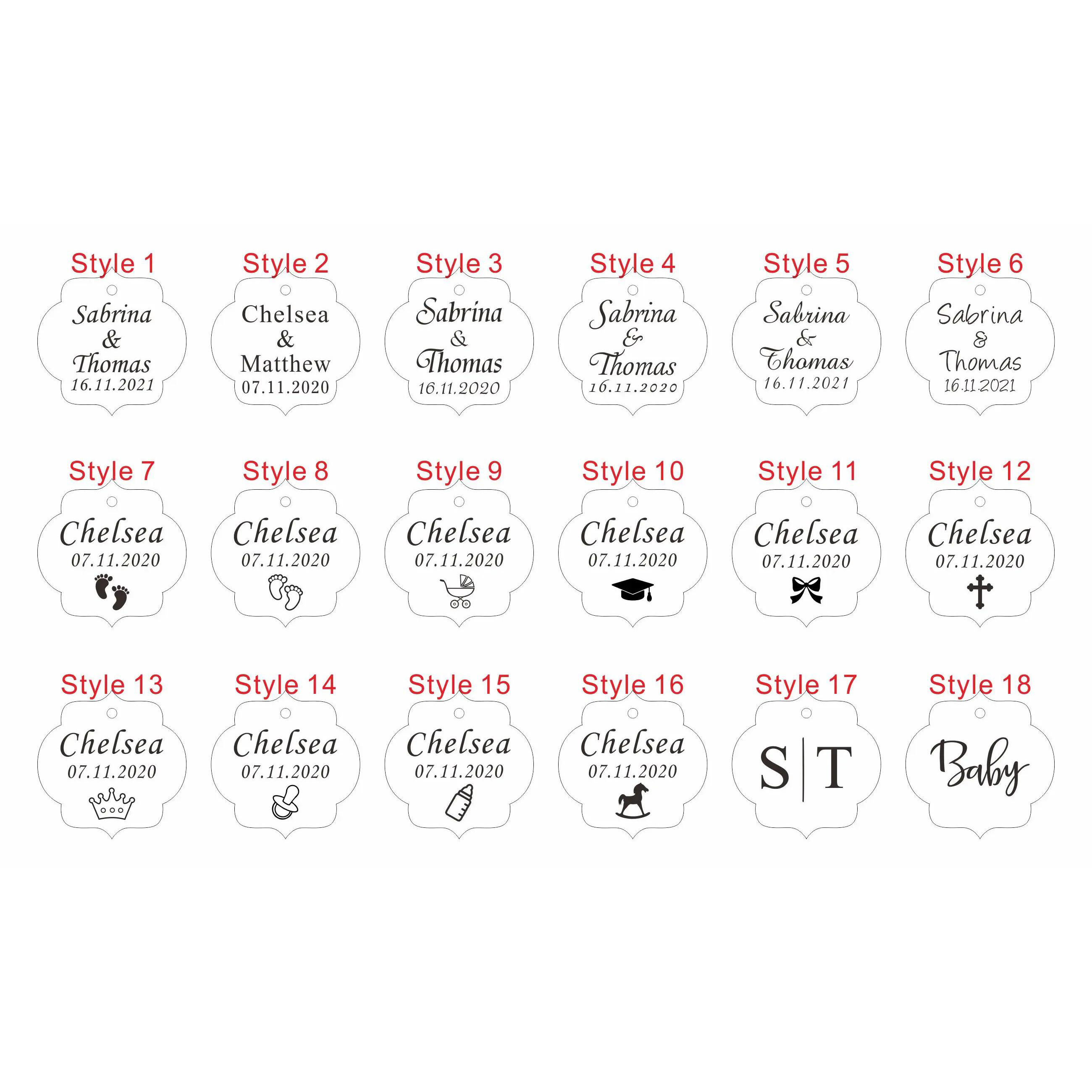 20/50/100Pcs Custom Wedding Pa - Baby Clothing Easter reseña y precio