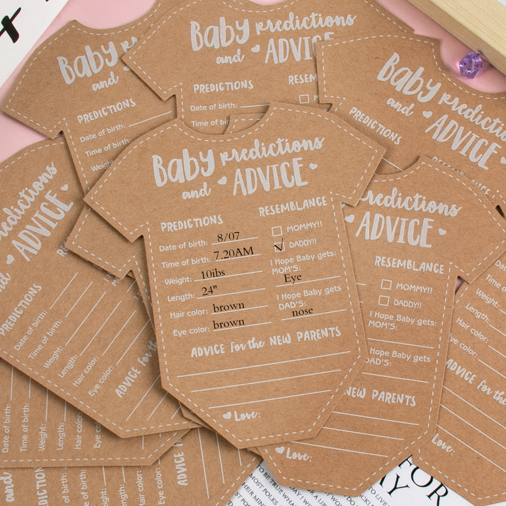 10/20pcs Baby Prediction Advic - Baby Clothing Gender Neutral reseña y precio