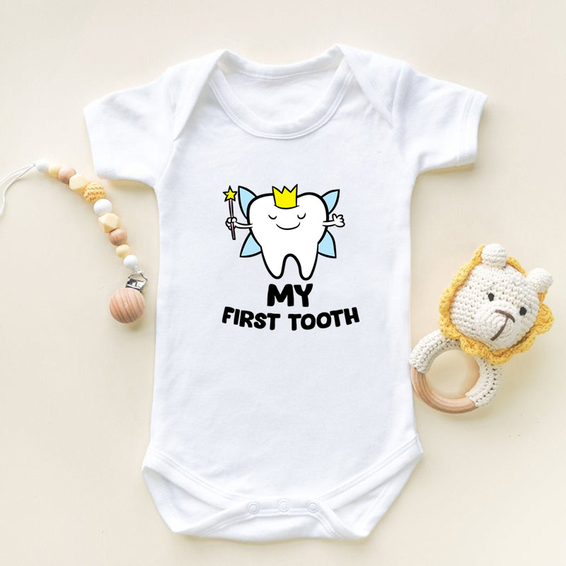 I Got My First Tooth Print Sho - Baby Clothing Gender Neutral reseña y precio