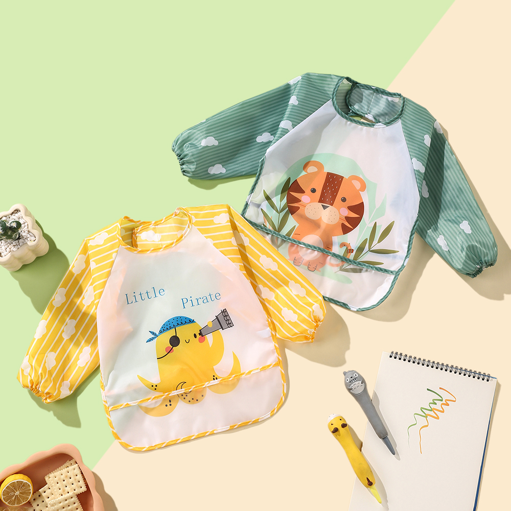 2pcs Waterproof Full Sleeve Ba - Baby Clothing Kit reseña y precio