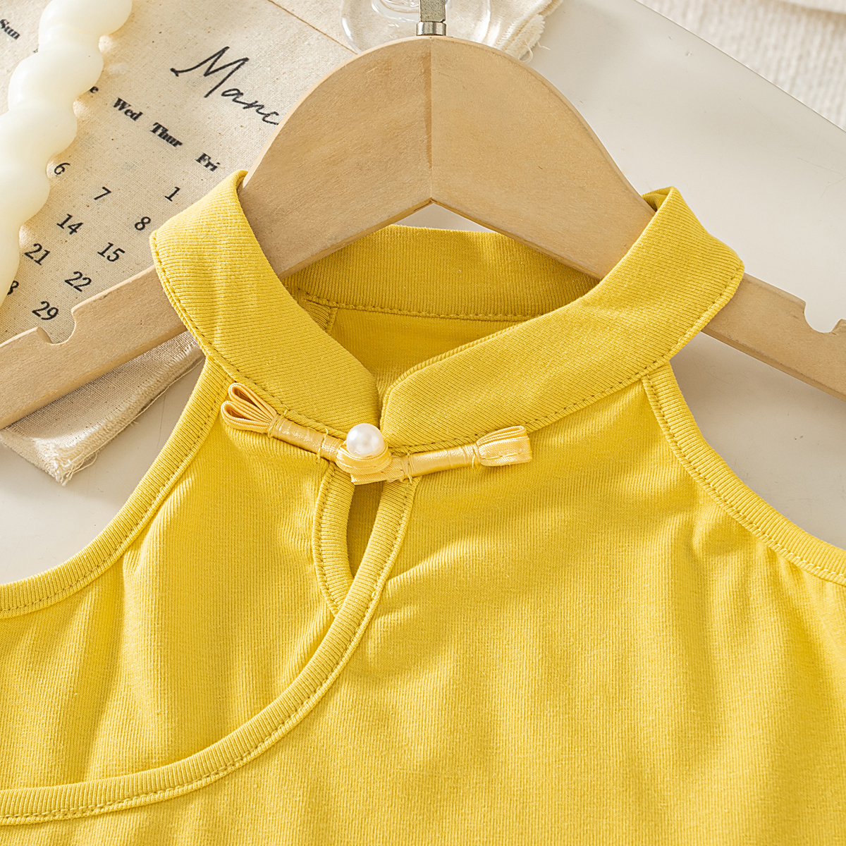 Summer New Baby Girl Two-Piece - Baby Clothing Yellow reseña y precio