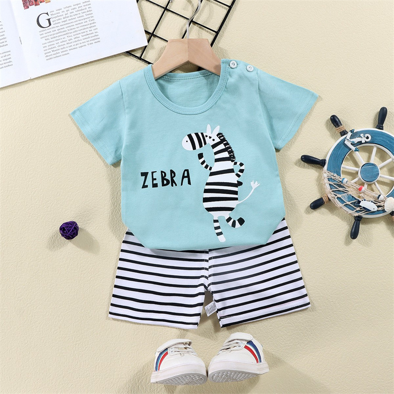 Cotton Tees+Shorts 2-piece Tra - Baby Clothing Kit reseña y precio