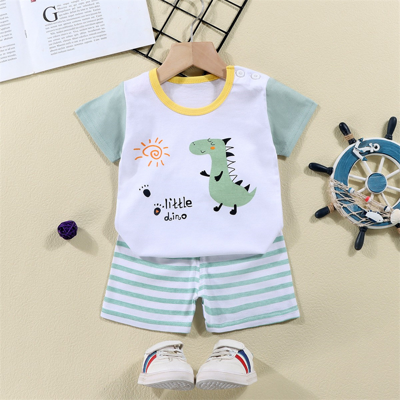 Cotton Tees+Shorts 2-piece Tra - Baby Clothing Kit reseña y precio