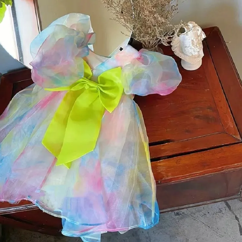 Summer Girls Dress Children'S  - Baby Clothing Yellow reseña y precio