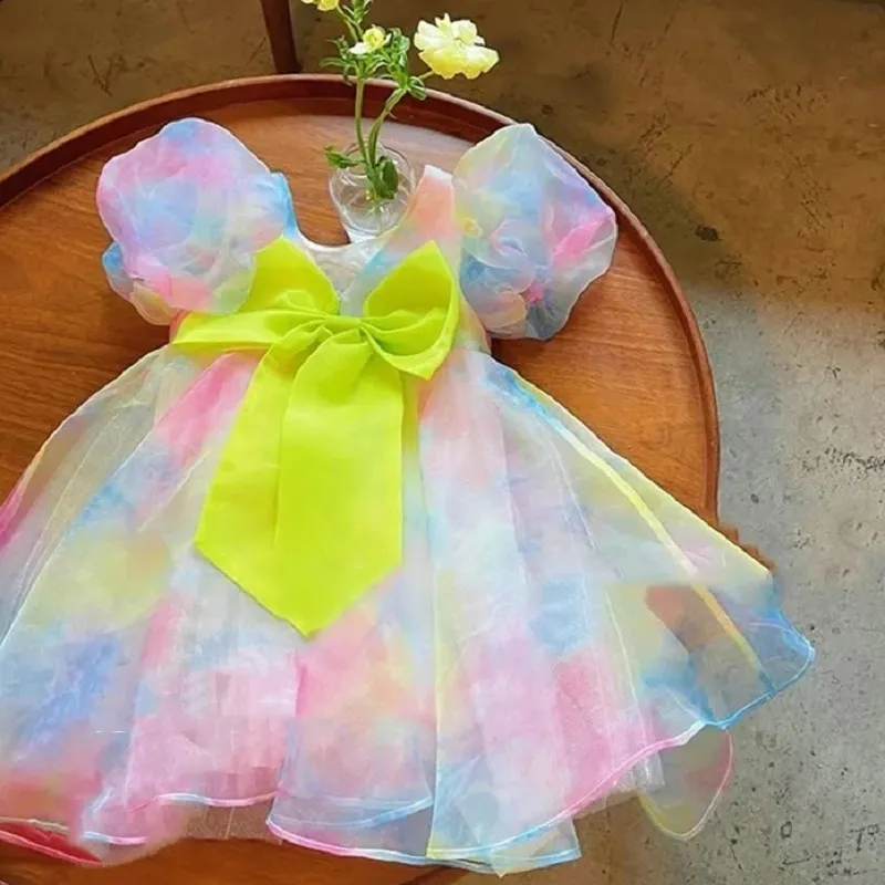 Summer Girls Dress Children'S  - Baby Clothing Yellow reseña y precio