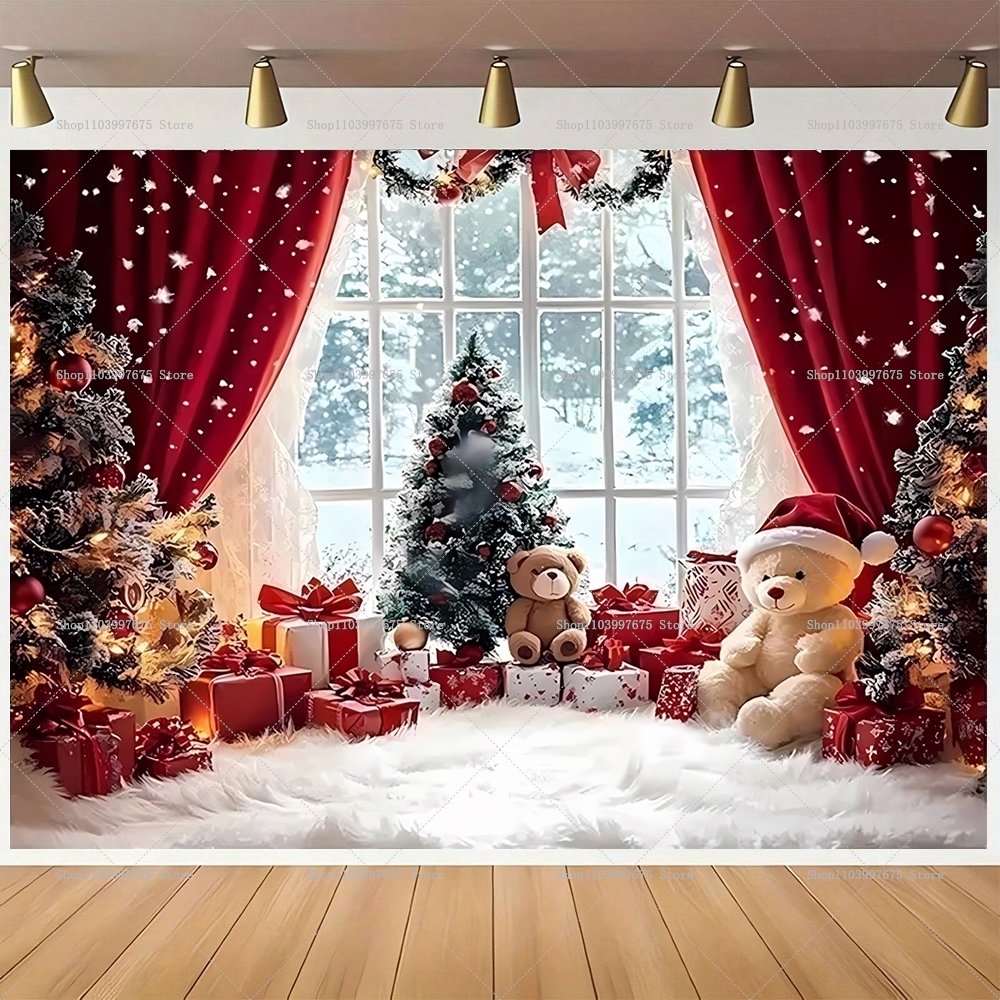 Merry Christmas Backdrops Wond - Baby Clothing Easter reseña y precio