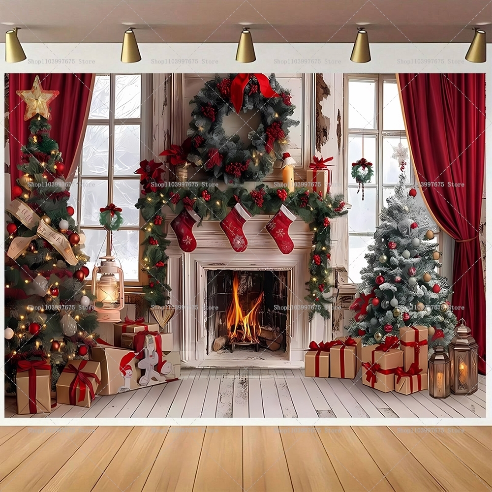 Merry Christmas Backdrops Wond - Baby Clothing Easter reseña y precio