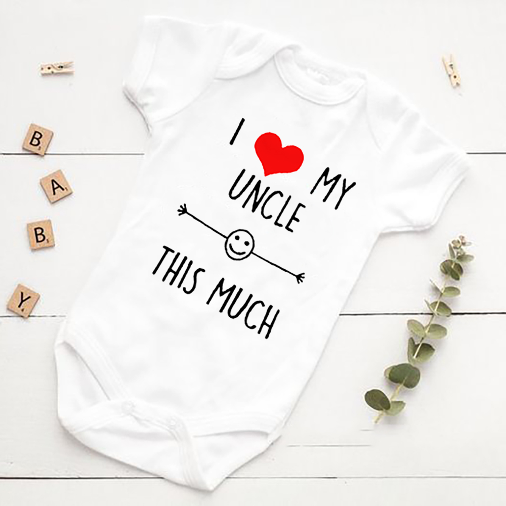 I Love My Uncle This Much Newb - Baby Clothing Gender Neutral reseña y precio