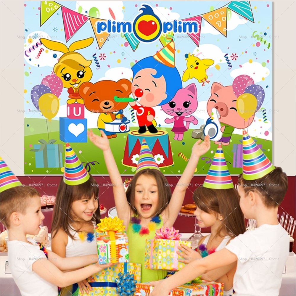 Cartoon Plim Background Childr - Baby Clothing Easter reseña y precio