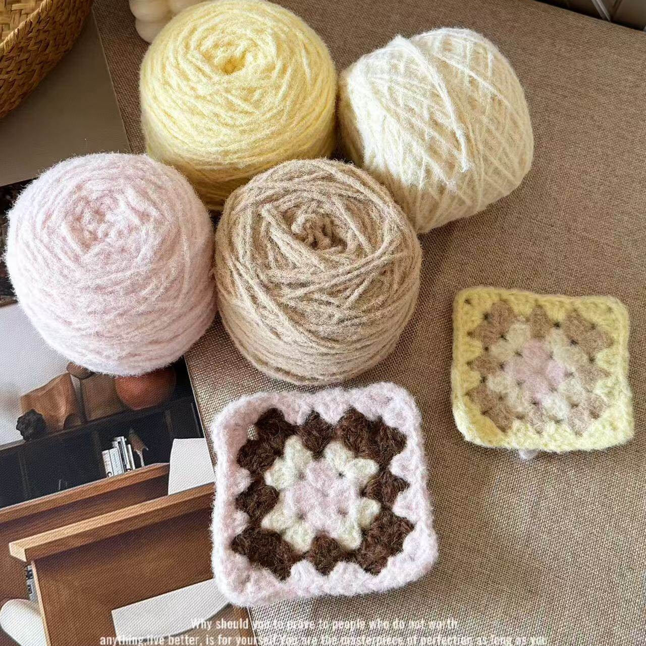 200 Grams, Waxy Cotton Yarn, M - Baby Clothing Used reseña y precio