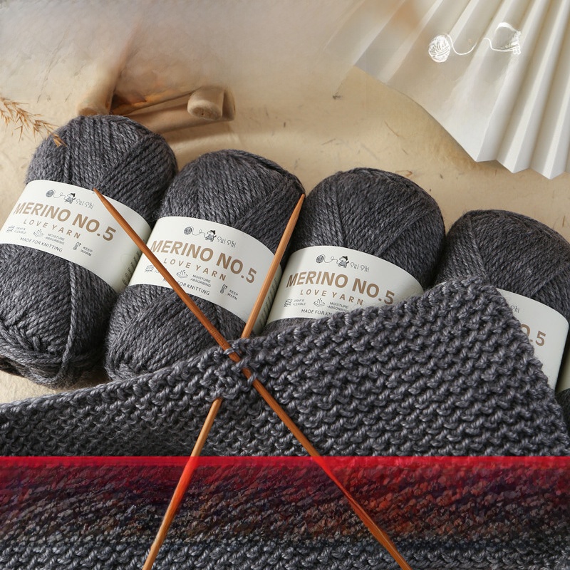 Thick Wool Yarn Hand Knitting  - Baby Clothing Yarn reseña y precio