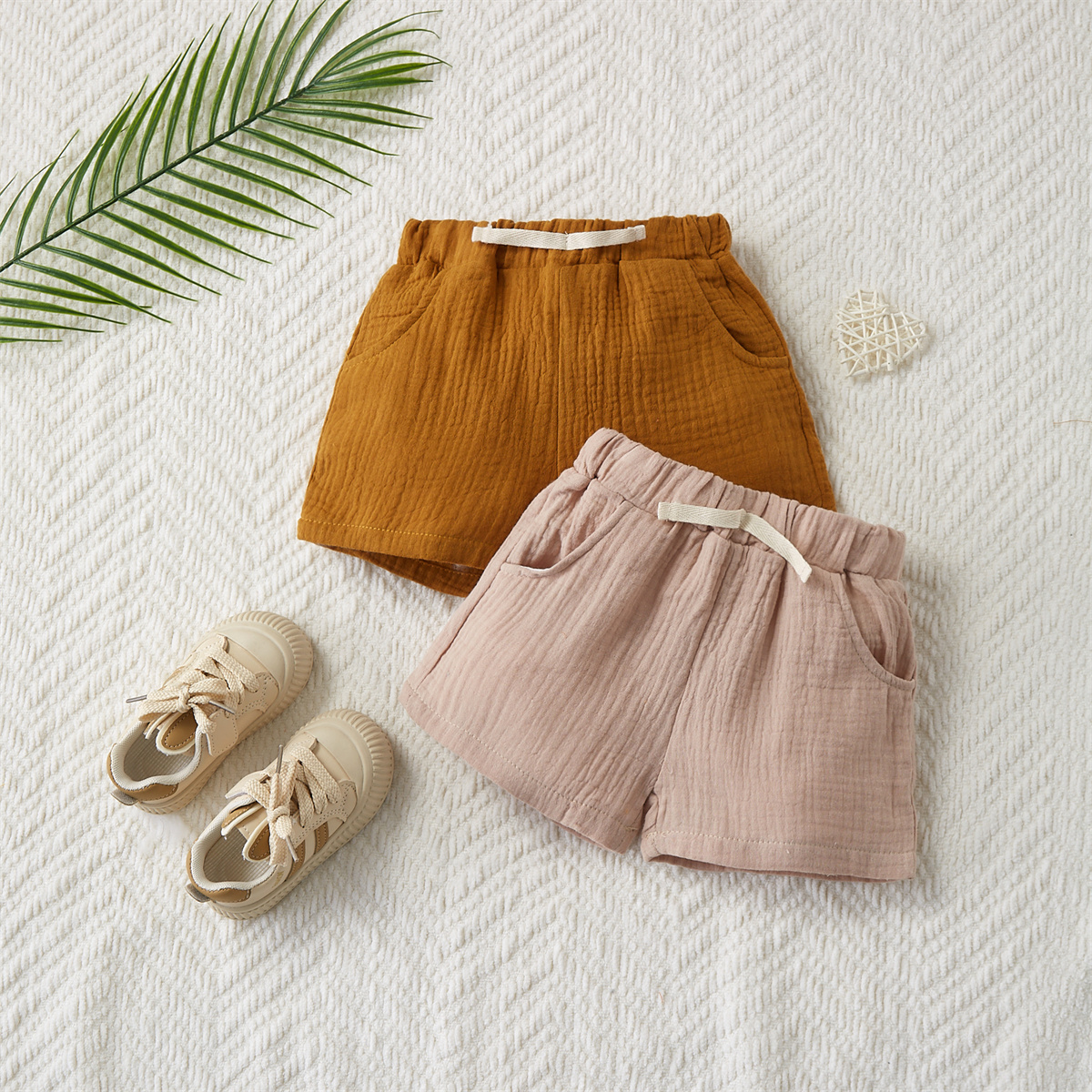 2PCS Cotton Yarn Shorts for Ba - Baby Clothing Yarn reseña y precio