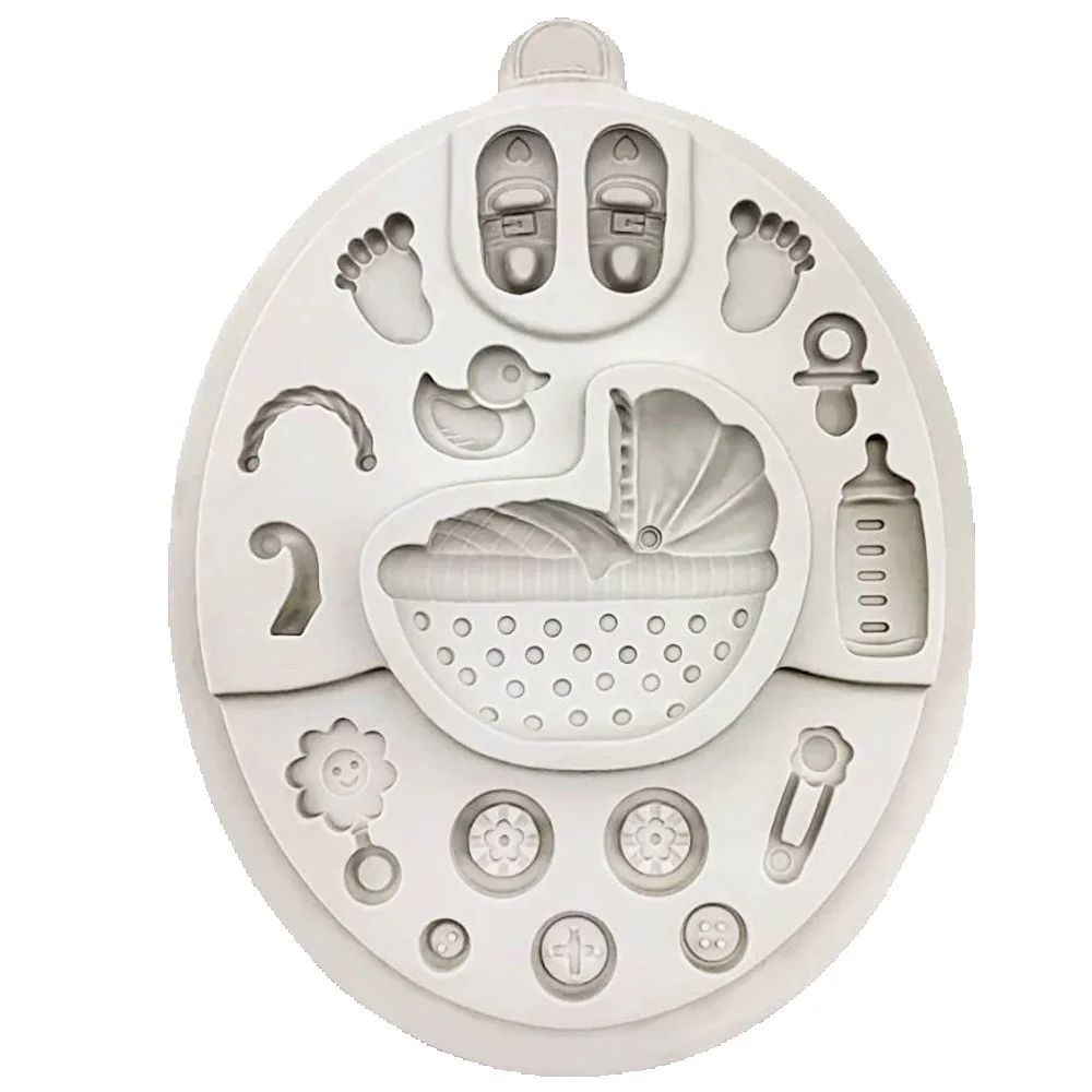 Baby Series Silicone Fondant M - Baby Clothing Yellow reseña y precio