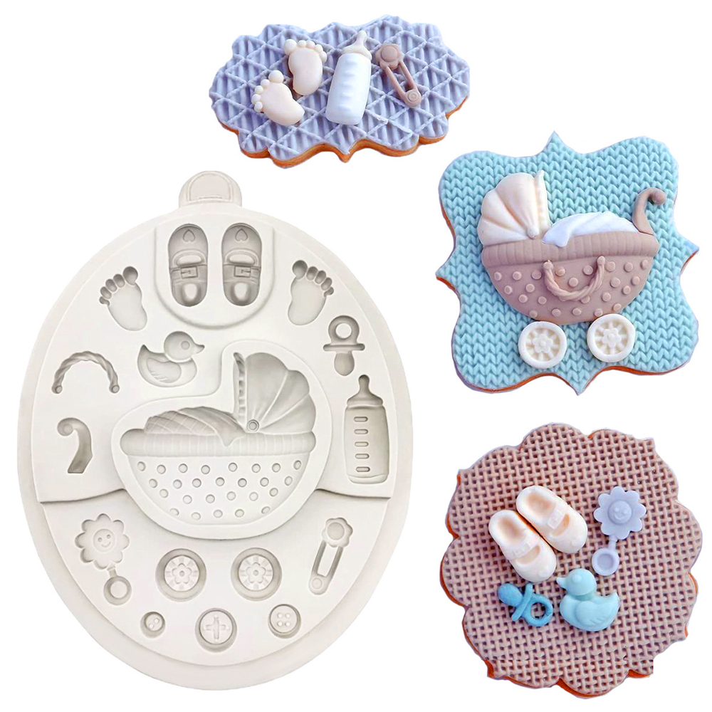 Baby Series Silicone Fondant M - Baby Clothing Yellow reseña y precio
