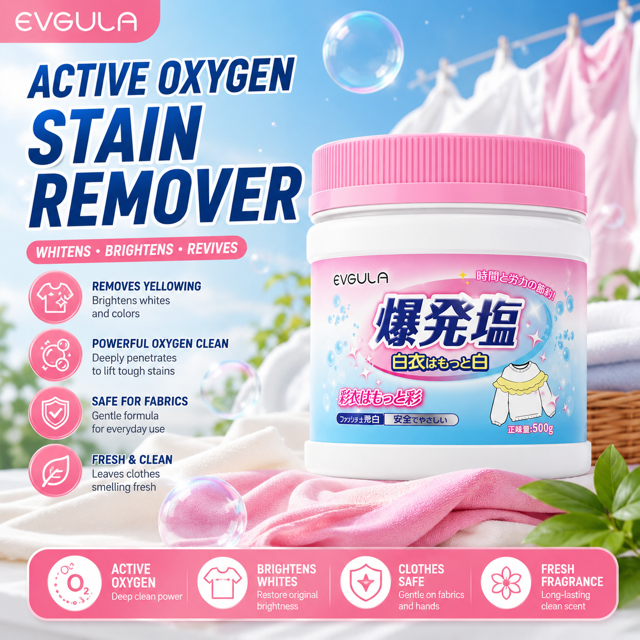 Explosion salt strong decontam - Baby Clothing Yellow reseña y precio