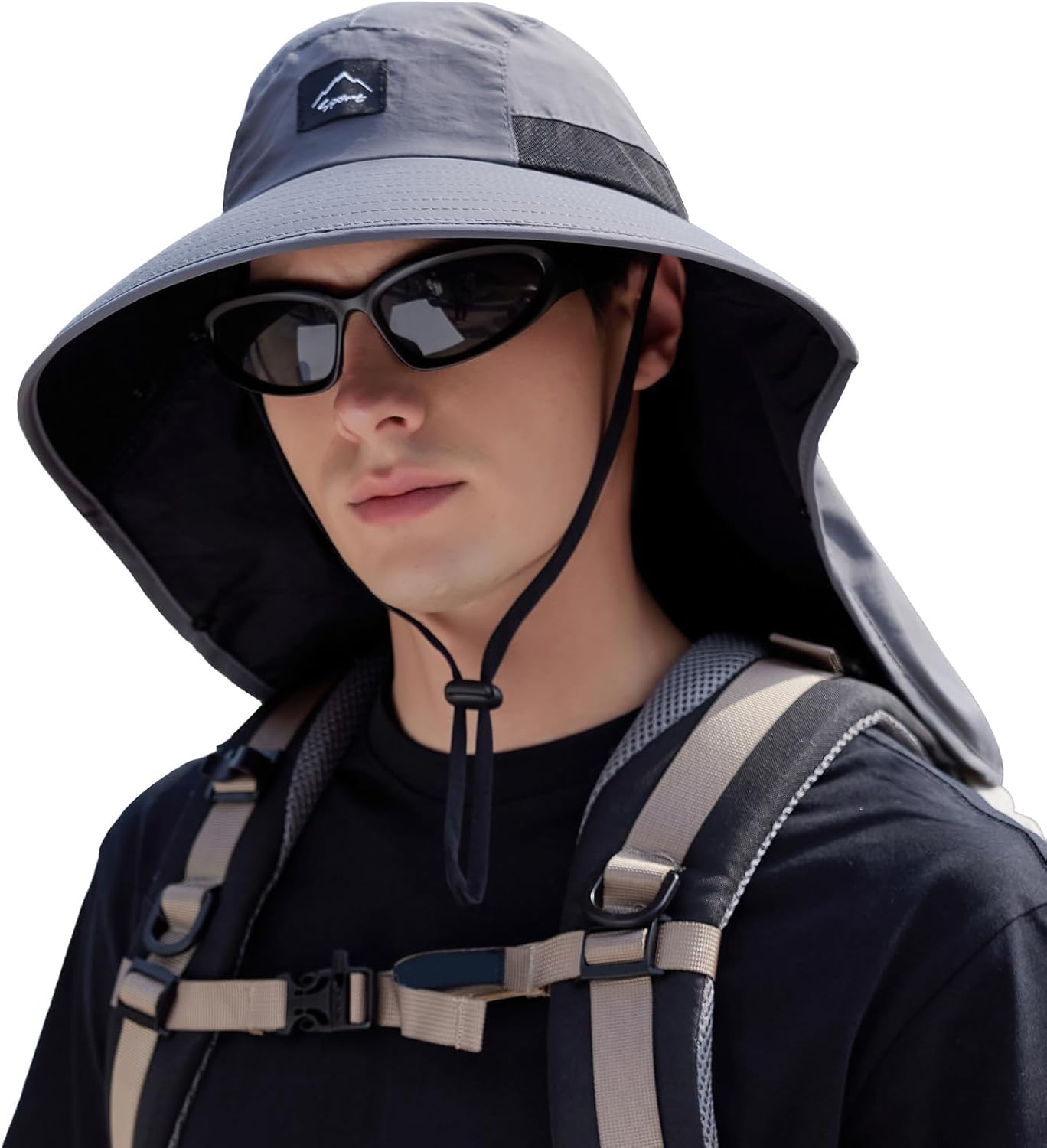 UPF50+ Sun Hat with Neck Flap, - Sun Hat Wide Brim reseña y precio