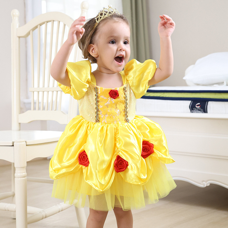 6M-3Y Baby Girl Princess Costu - Baby Clothing Yellow reseña y precio