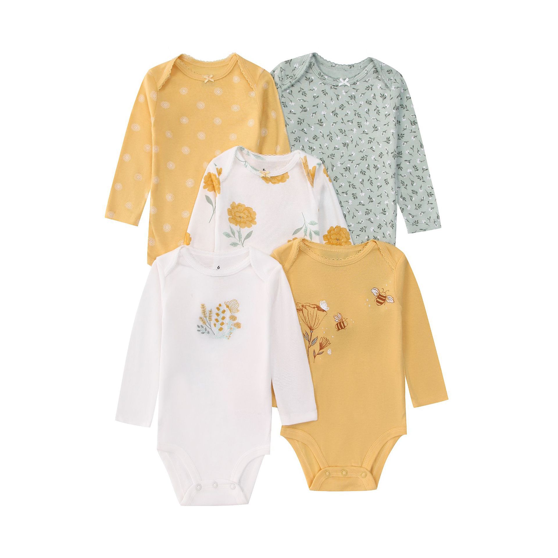 5PCS Newborn Infant Baby Bodys - Baby Clothing Gender Neutral reseña y precio
